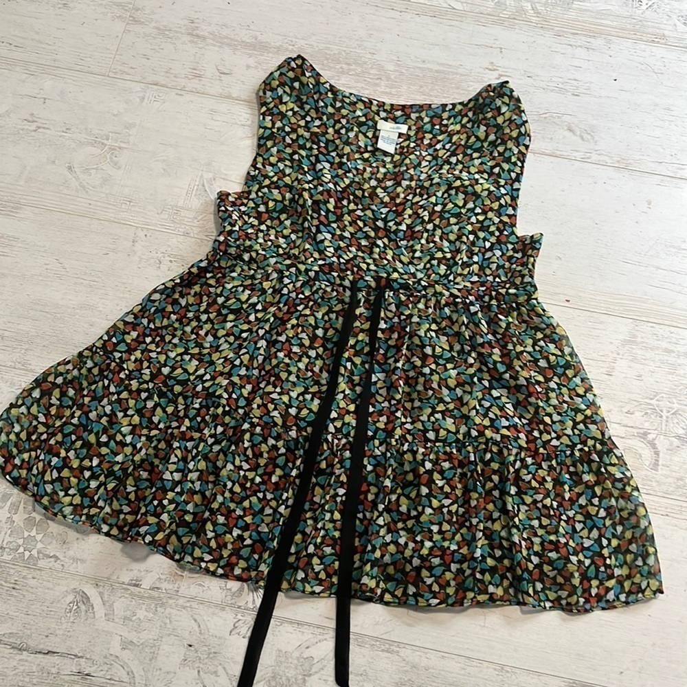 Anthropologie Odille Silk Sleeveless Top Empire Waist